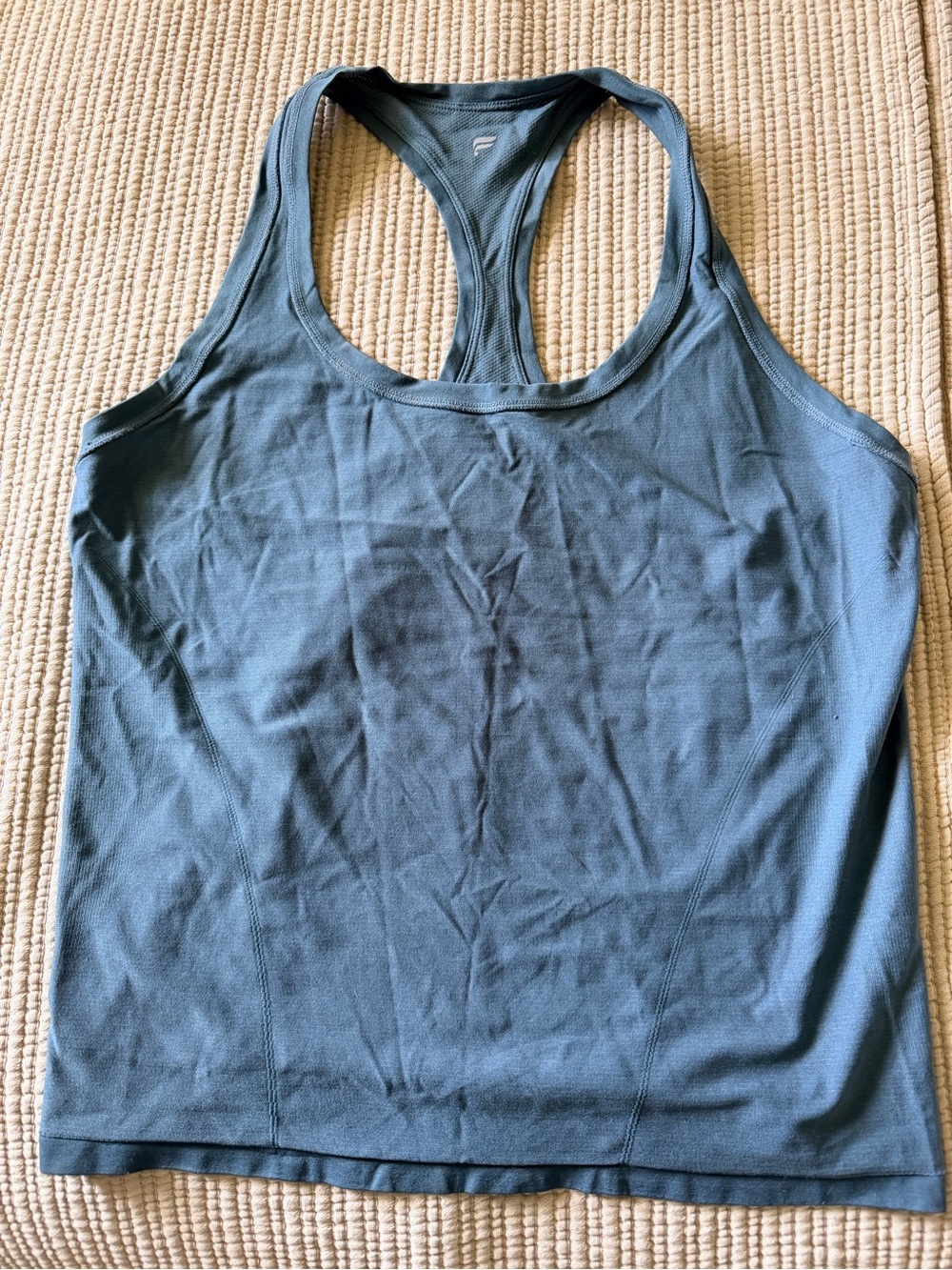 Fabletics Racerback Tank Top in Slate Blue
